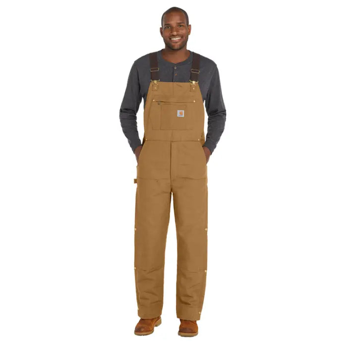 Carhartt® Firm Duck Insulated Bib Overalls - Loose Fit - CT106672