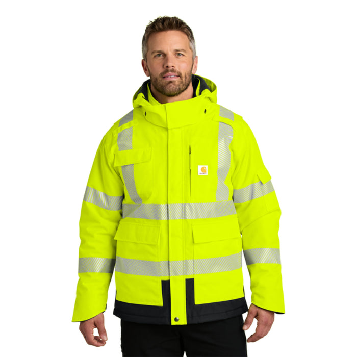 Carhartt® High Visibility Waterproof Heavyweight Insulated Jacket - ANSI Class 3 - CT106694