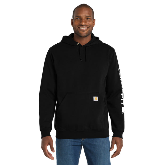 Carhartt® Midweight Hooded Logo Sweatshirt - Loose Fit - CTK288