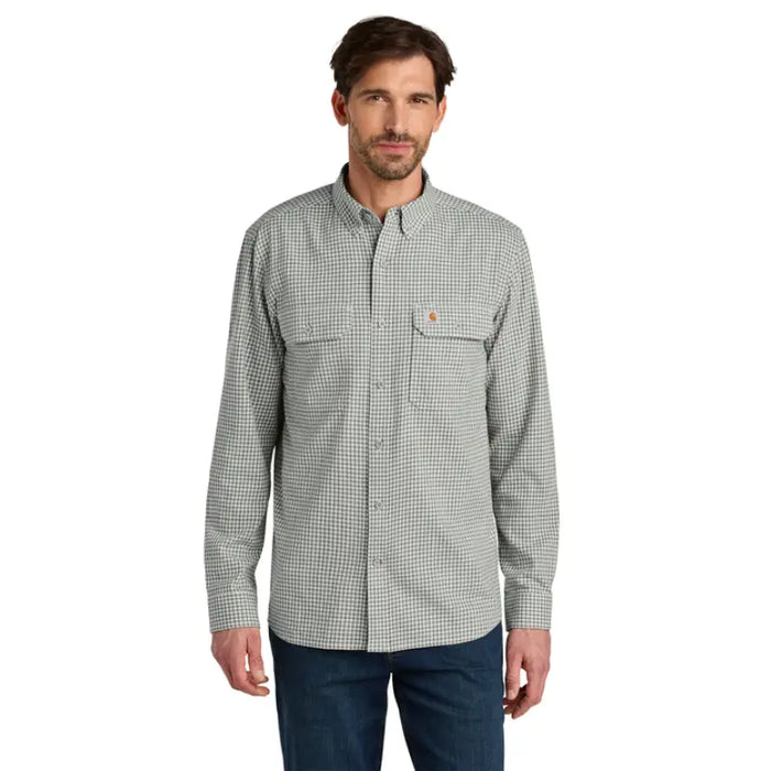 Carhartt® Rugged Flex® Plaid Long Sleeve Shirt- Relaxed Fit  - CT107109