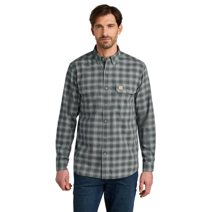 Carhartt® Rugged Flex® Plaid Long Sleeve Shirt- Relaxed Fit  - CT107109