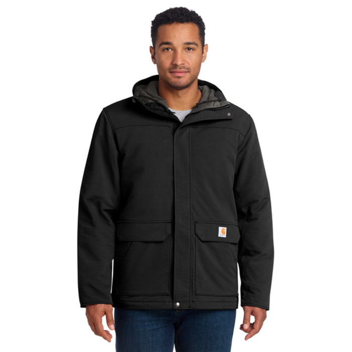 Carhartt® Super Dux™ Insulated Hooded Coat - Quilt-lined insulation - CT105533