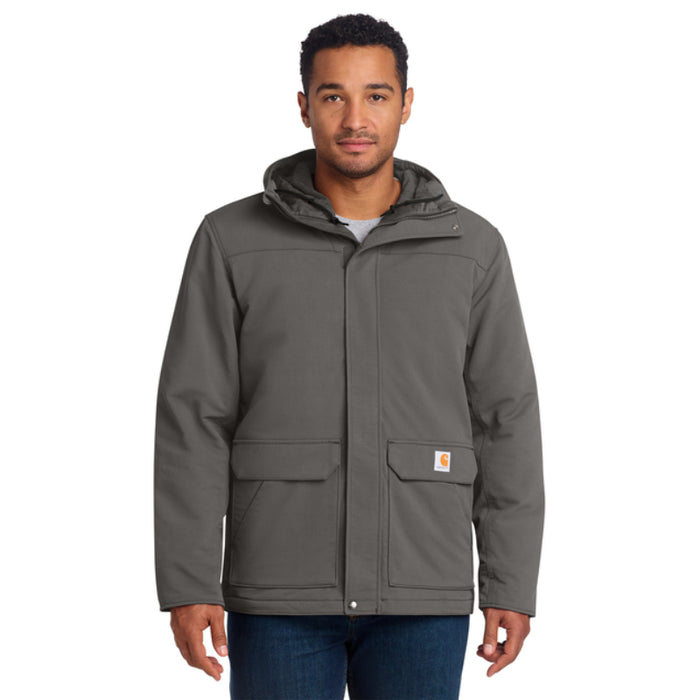 Carhartt® Super Dux™ Insulated Hooded Coat - Quilt-lined insulation - CT105533