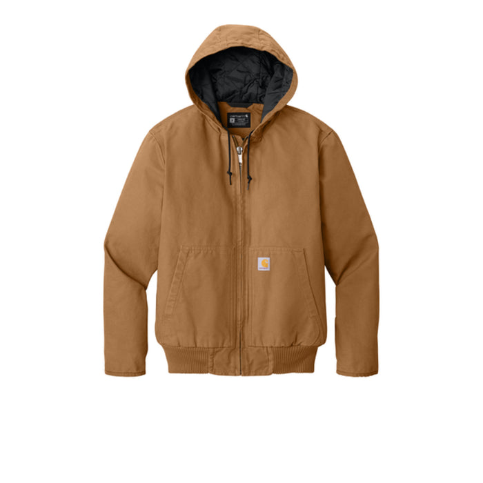 Carhartt® Washed Duck Active Jacket - Quilted Hood - CT104050
