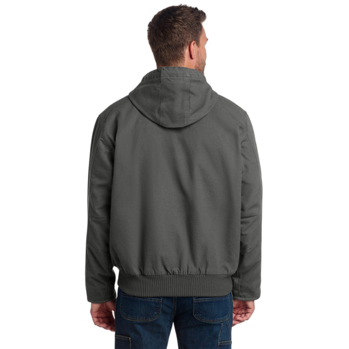 Carhartt® Washed Duck Active Jacket - Quilted Hood - CT104050