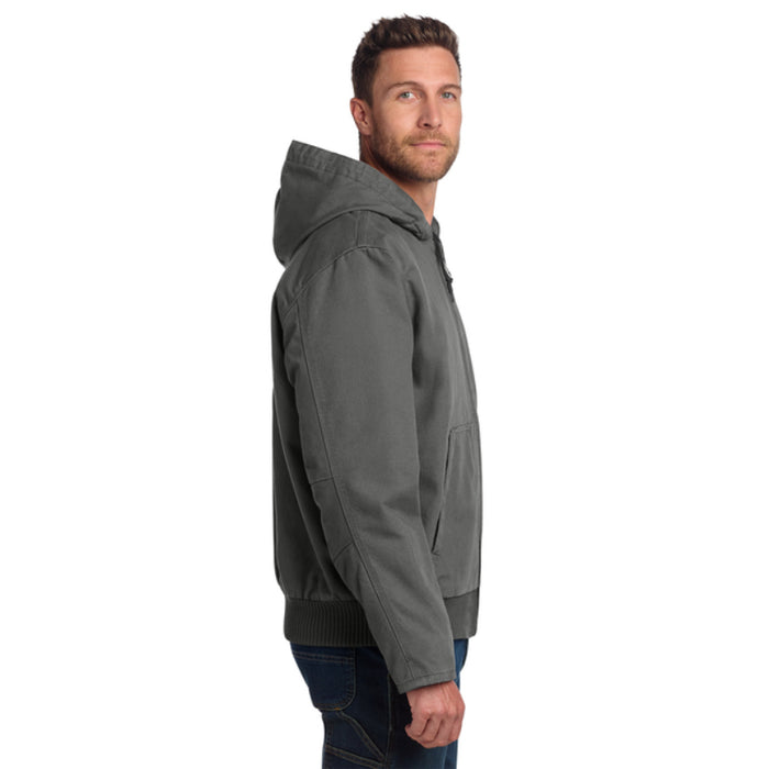 Carhartt® Washed Duck Active Jacket - Quilted Hood - CT104050