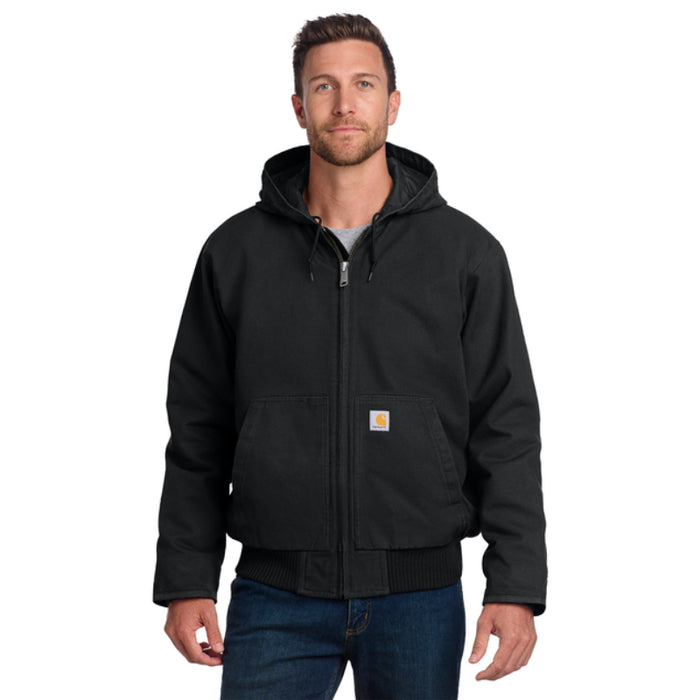 Carhartt® Washed Duck Active Jacket - Quilted Hood - CT104050
