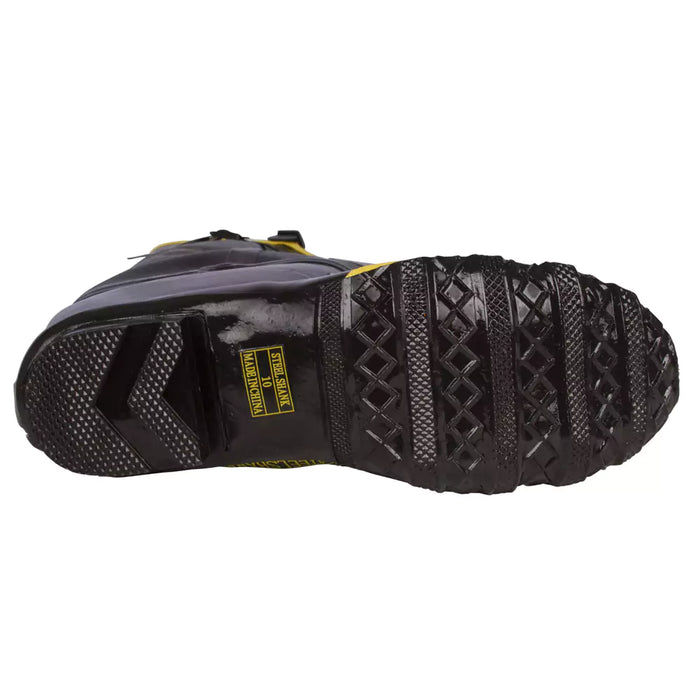 Cordova Black Boots Rubber Hip Steel-Toe - BHS