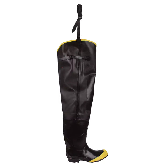 Cordova Black Boots Rubber Hip Steel-Toe - BHS