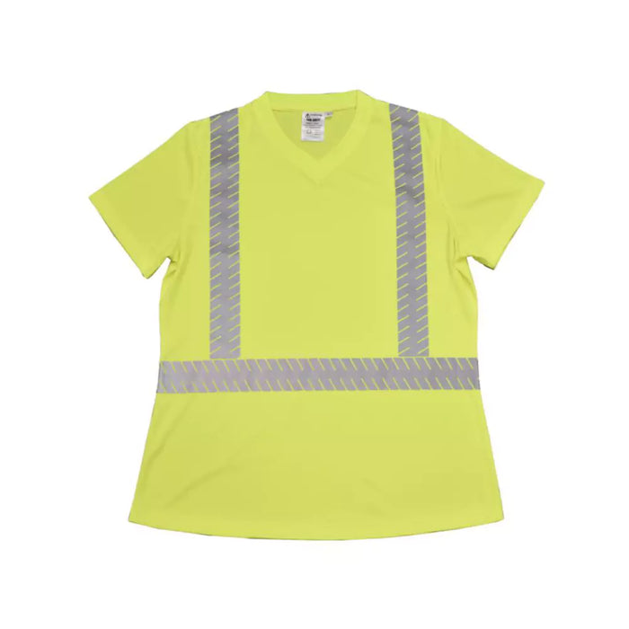 Cordova Cor-Brite® Type R Class Ii Ladies Lime Birdseye Polyester Shirt - VW461