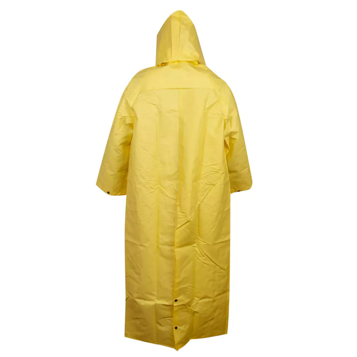 Cordova DEFIANCE-FR™ .28 mm PVC/Nylon Rain Coat 60-Inch Length Detachable Hood – R8622FRC
