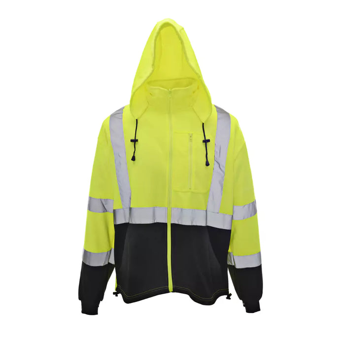 Cordova® High Visibility Safety Sweatshirt with Detachable Hood COR-BRITE - Type R Class 3 - SJ601