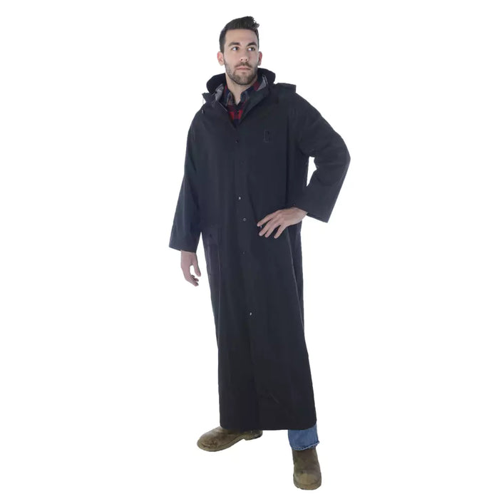 Cordova Renegade™ .35 mm PVC/Polyester 2-Piece Rain Coat 60-Inch Length Detachable Hood - RC35