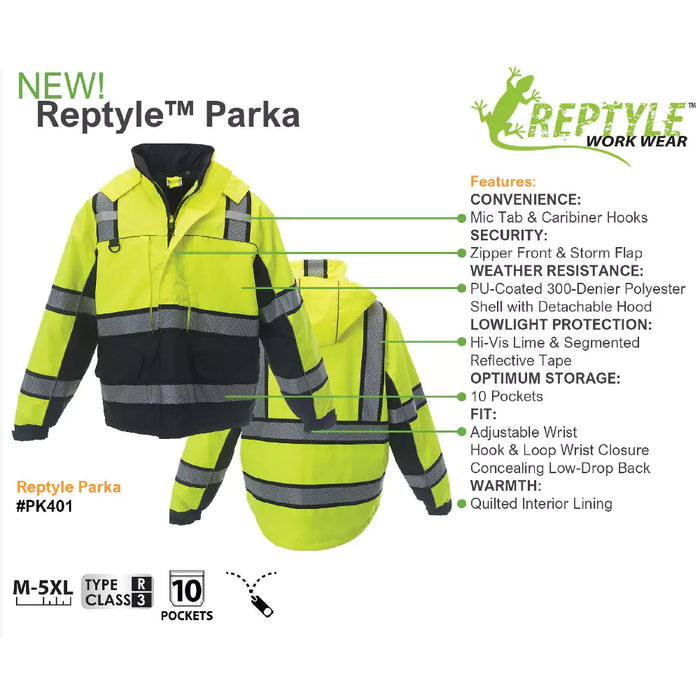Cordova Reptyle Parka Type R Class 3 Jacket With Two Pockets - PK401