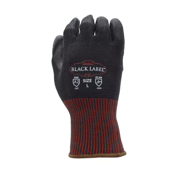Cordova Safety Black Label Cut Resistant Gloves - 13-Gauge ANSI Cut Level A2 - 3705