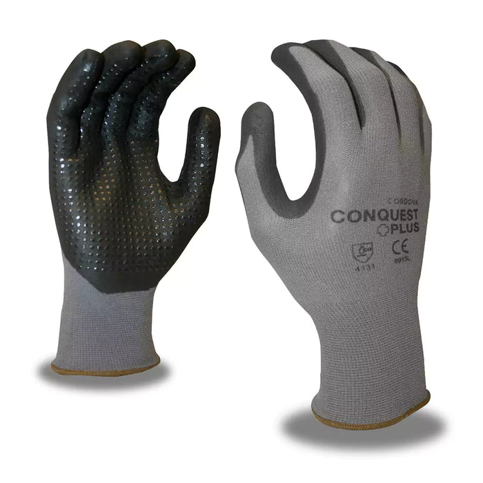 Cordova Safety Conquest Plus Premium Grip Gloves - 15-gauge - 6915
