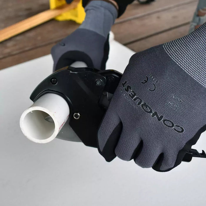 Cordova Safety Conquest Premium Grip Gloves - 15-gauge - 6905