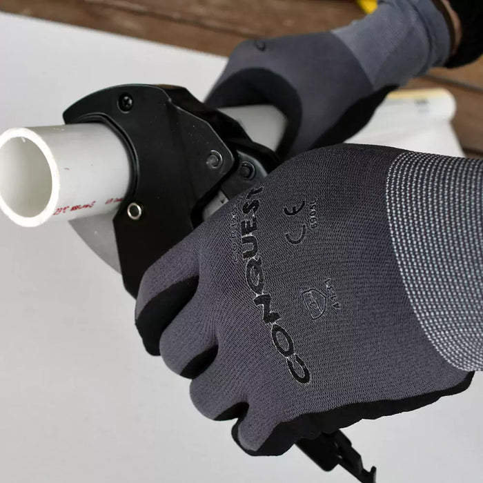 Cordova Safety Conquest Premium Grip Gloves - 15-gauge - 6905