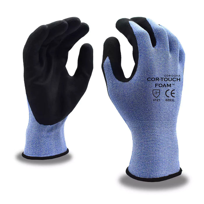 Cordova Safety Cor-Touch Sand-Grip Grip Gloves - 13-Gauge - 6893