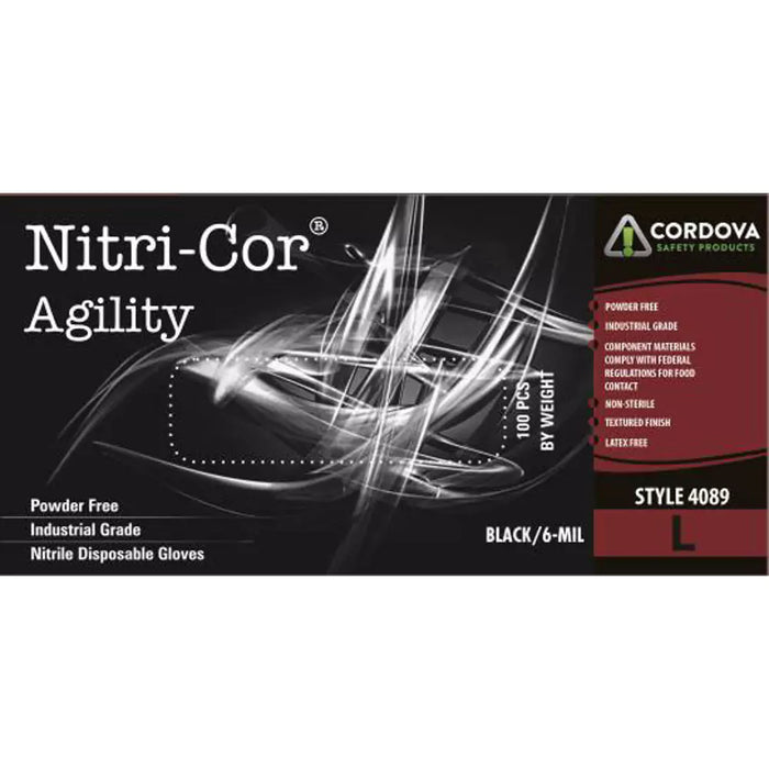 Cordova Safety Nitri-Cor Agility Disposable Gloves - 4089