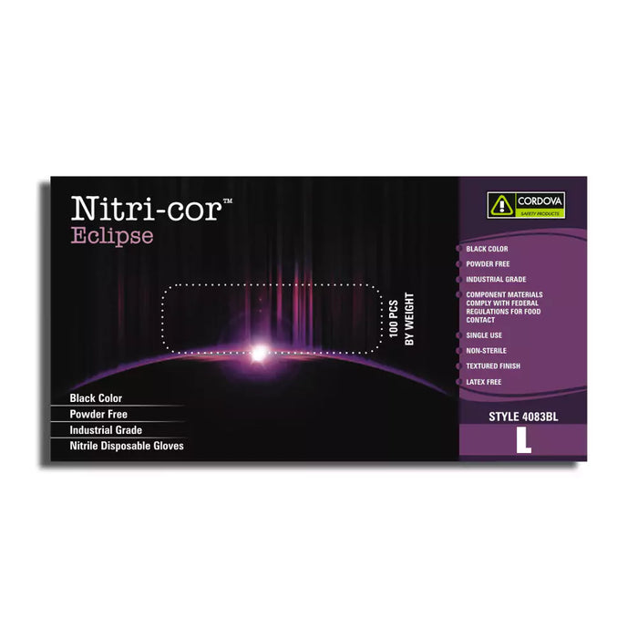 Cordova Safety Nitri-Cor Eclipse Disposable Gloves - 4083B