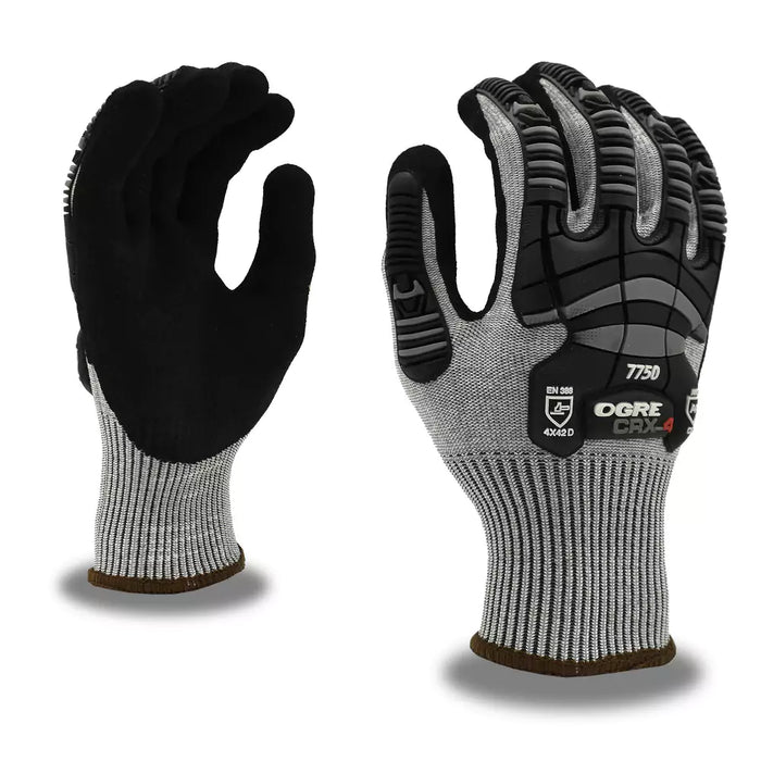 Cordova Safety Ogre CRX-4 Cut Resistant Gloves - 13-Gauge ANSI Cut Level A4 - 7750
