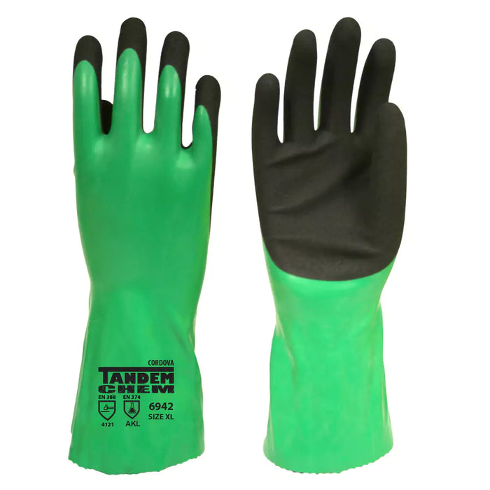 Cordova Safety Tandem Chem Grip Gloves - 18-Gauge - 6942