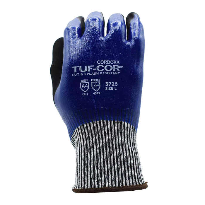 Cordova Safety Tuf-Cor Cut Resistant Gloves - 13-Gauge ANSI Cut Level A4 - 3726