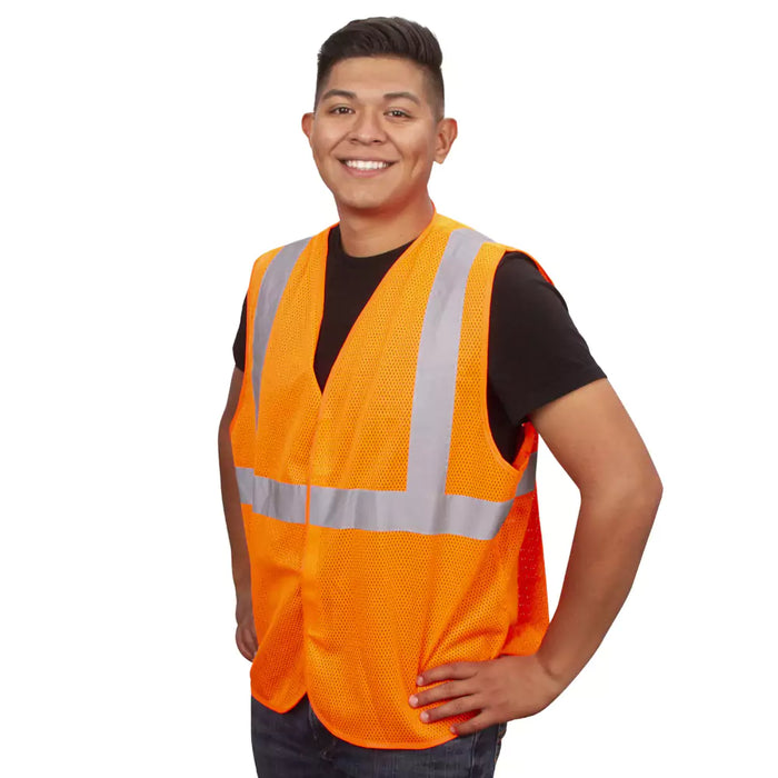 Cordova® High Visibility Mesh Safety Vest - Hook & Loop Closure - ANSI Type R Class 2– V21