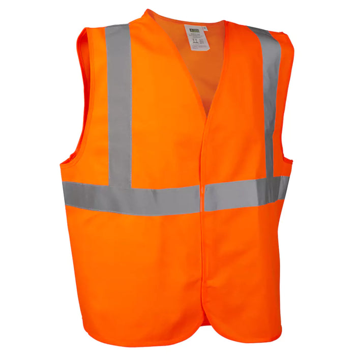 cordova type r class 2 solid hook loop closure safety vest v22-6