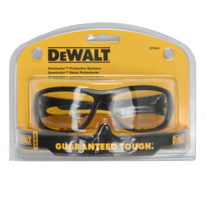 DEWALT® Dominator™ Full Frame UV Protected Safety Glasses - Clear Lens - DPG94