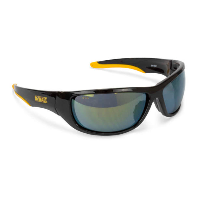 DEWALT® Dominator™ Full Frame UV Protected Safety Glasses - Yellow Mirror Lens - DPG94