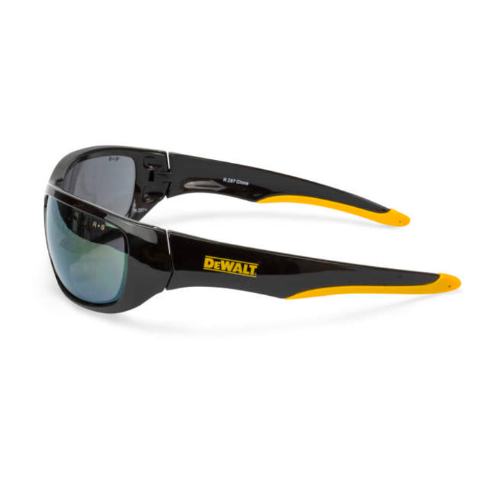 DEWALT® Dominator™ Full Frame UV Protected Safety Glasses - Yellow Mirror Lens - DPG94