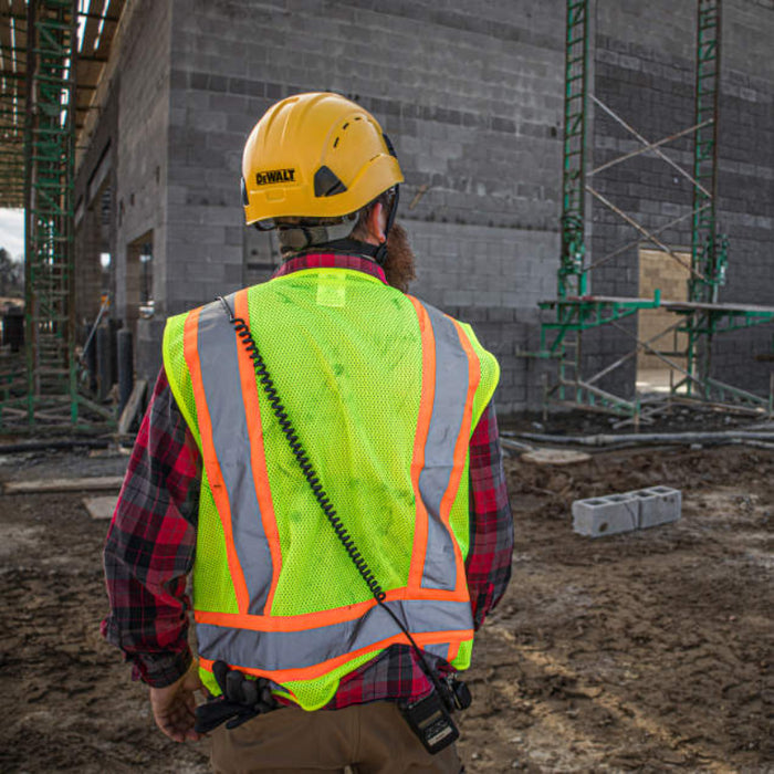 DEWALT® Durable Type II Class C Vented Safety Helmet - 4-Point Retention Chin Strap - DPG22V