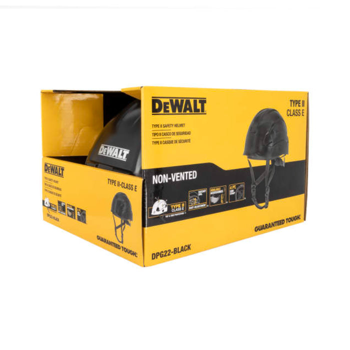 DEWALT® Durable Type II Class E Safety Helmet - 4-Point Retention Chin Strap - DPG22