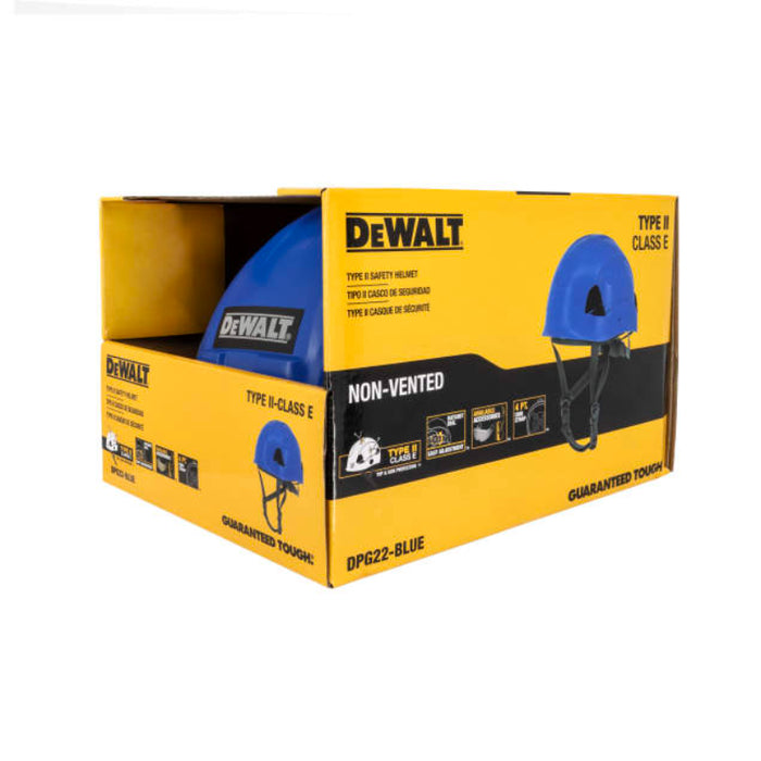 DEWALT® Durable Type II Class E Safety Helmet - 4-Point Retention Chin Strap - DPG22