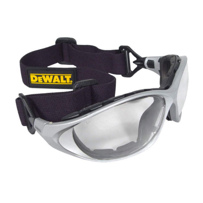 DEWALT® Framework™ Protective Safety Glasses with Foam Shield – Impact Resistant - Clear Lens - DPG95