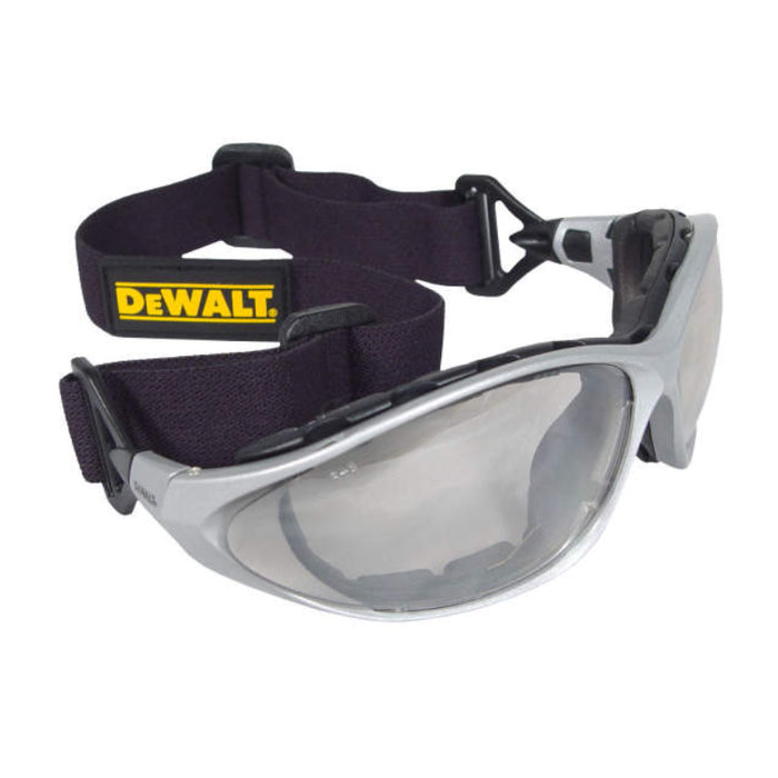DEWALT® Framework™ Protective Safety Glasses with Foam Shield – Impact Resistant - Indoor / Outdoor Lens - DPG95