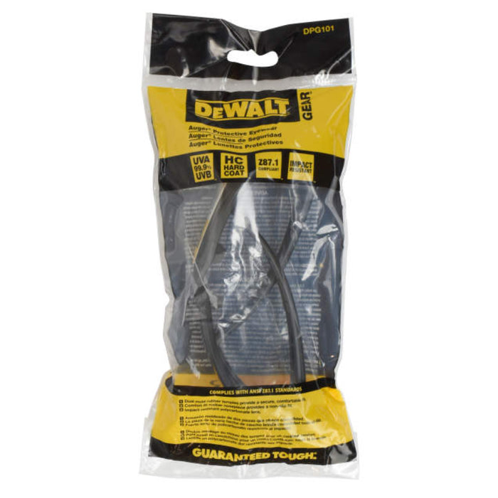 DEWALT® Full Frame Auger® Protective Safety Glasses - Smoke Lens - DPG101