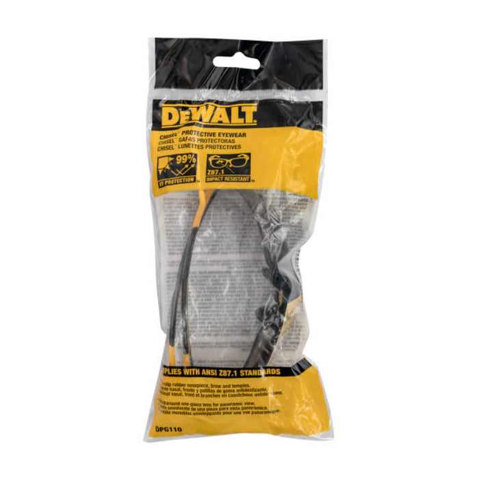 DEWALT® Lightweight Chisel® Protective Safety Glasses - Smoke Lens - DPG110