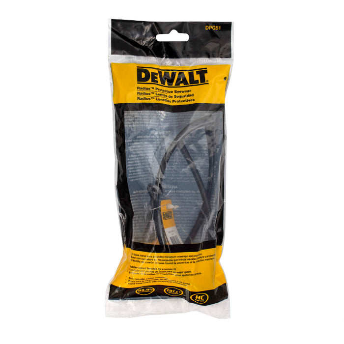 DEWALT® Radius™ Half-Frame Protective Safety Glasses - Clear Lens - DPG51