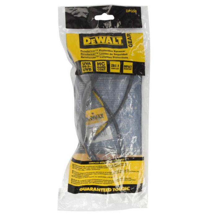 DEWALT® Reinforcer™ Protective Safety Glasses - Smoke Lens - DPG58