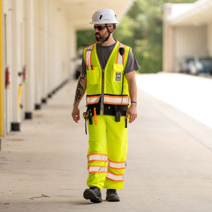 DOME75® DYNAMIC Series ANSI Class E Hi-Vis Contrast Mesh Over Pants - DBP2453