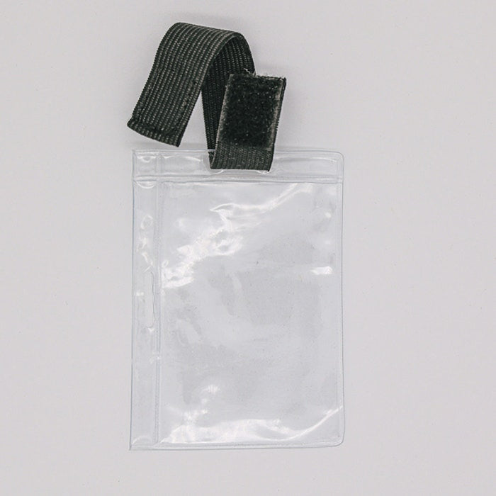 DOME75® Dual Position Hook and Loop Clear ID Holder - DAI99100-CL