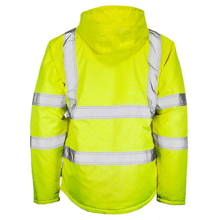 DOME75® DYNAMIC Series ANSI Class 3 Hi-Vis Black Bottom Thermal Chore Coat - DJC3632