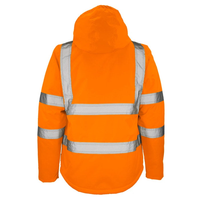 DOME75® DYNAMIC Series ANSI Class 3 Hi-Vis Black Bottom Thermal Chore Coat - DJC3632
