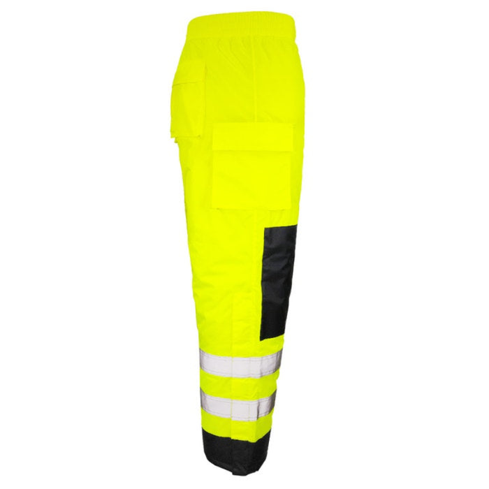 DOME75®  DYNAMIC Series ANSI Class E Hi-Vis Black Bottom Thermal Winter Pant - DBP3752