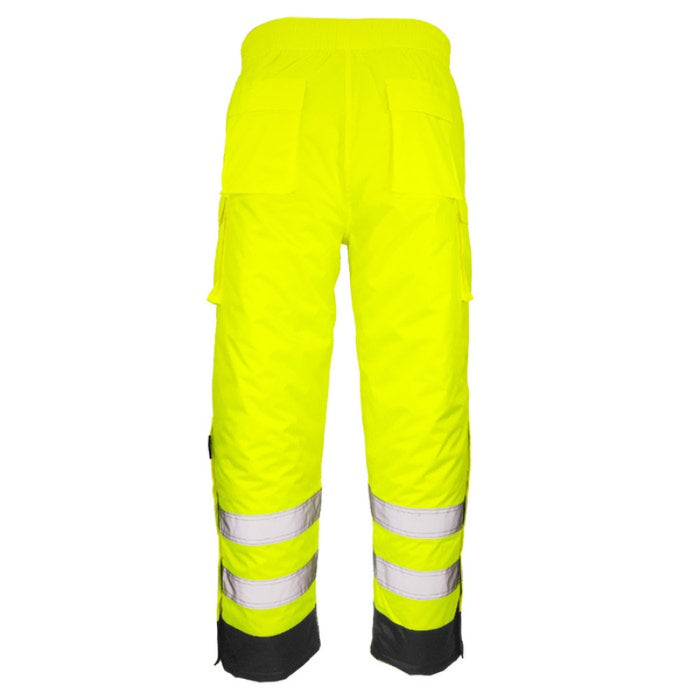 DOME75®  DYNAMIC Series ANSI Class E Hi-Vis Black Bottom Thermal Winter Pant - DBP3752