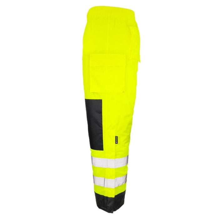 DOME75®  DYNAMIC Series ANSI Class E Hi-Vis Black Bottom Thermal Winter Pant - DBP3752
