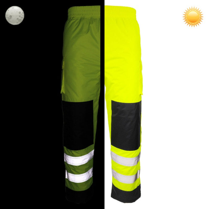 DOME75®  DYNAMIC Series ANSI Class E Hi-Vis Black Bottom Thermal Winter Pant - DBP3752